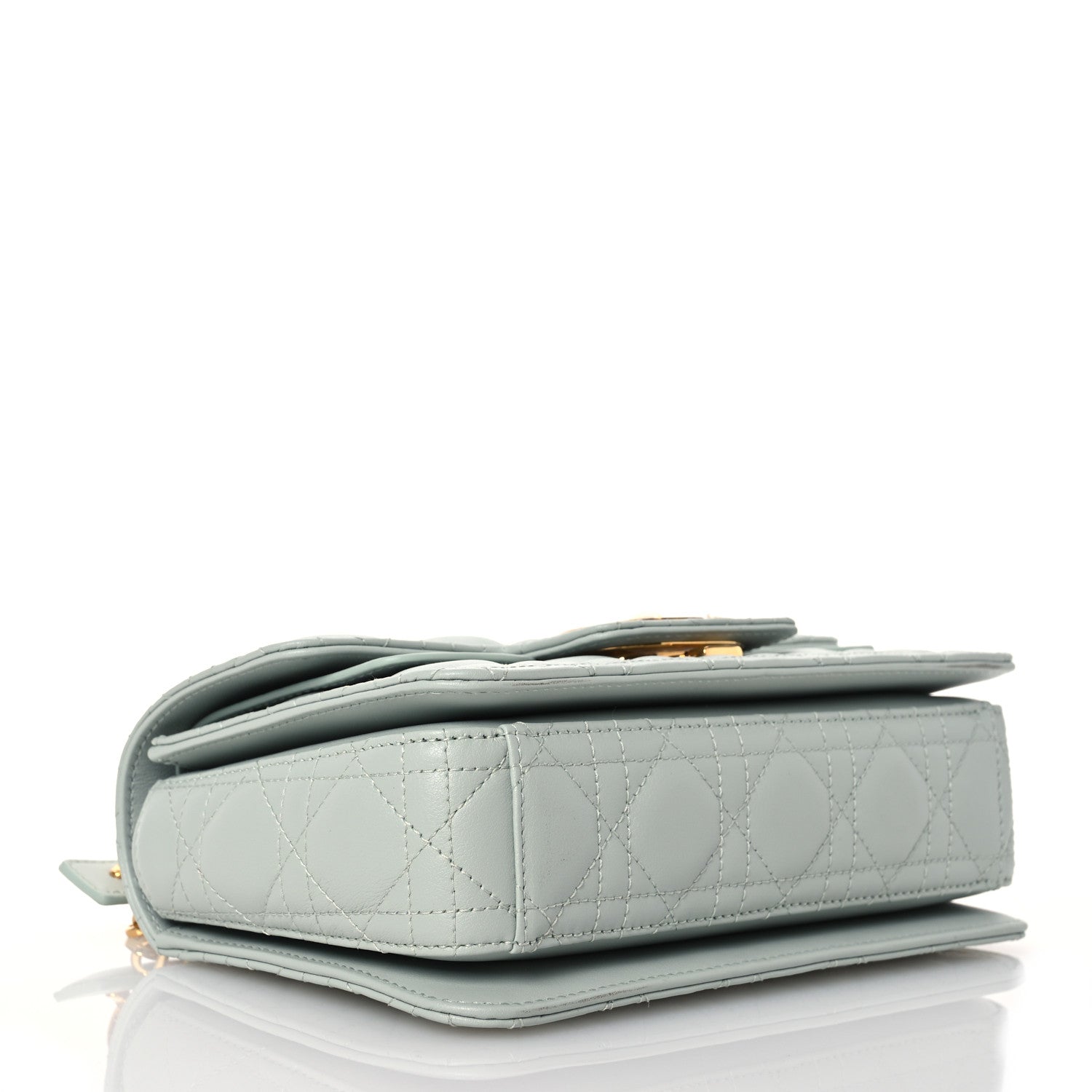 Christian Dior Lambskin Cannage Small Jolie Top Handle Bag Pistachio 4 of 11