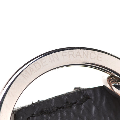 Louis Vuitton Monogram Eclipse White Slim Dragonne Bag Charm Key Holder 3 of 5