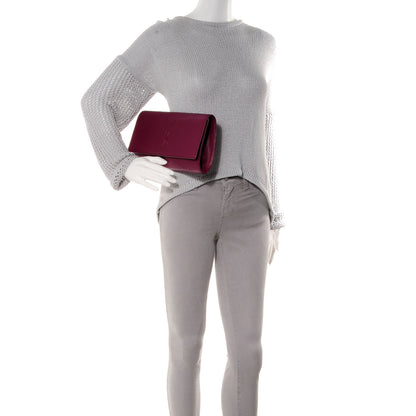 Saint Laurent Chevre Belle de Jour Clutch Begonia 2 of 9