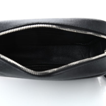 Saint Laurent Grain De Poudre Matelasse Monogram Mini Lou Camera Bag Black 4 of 4