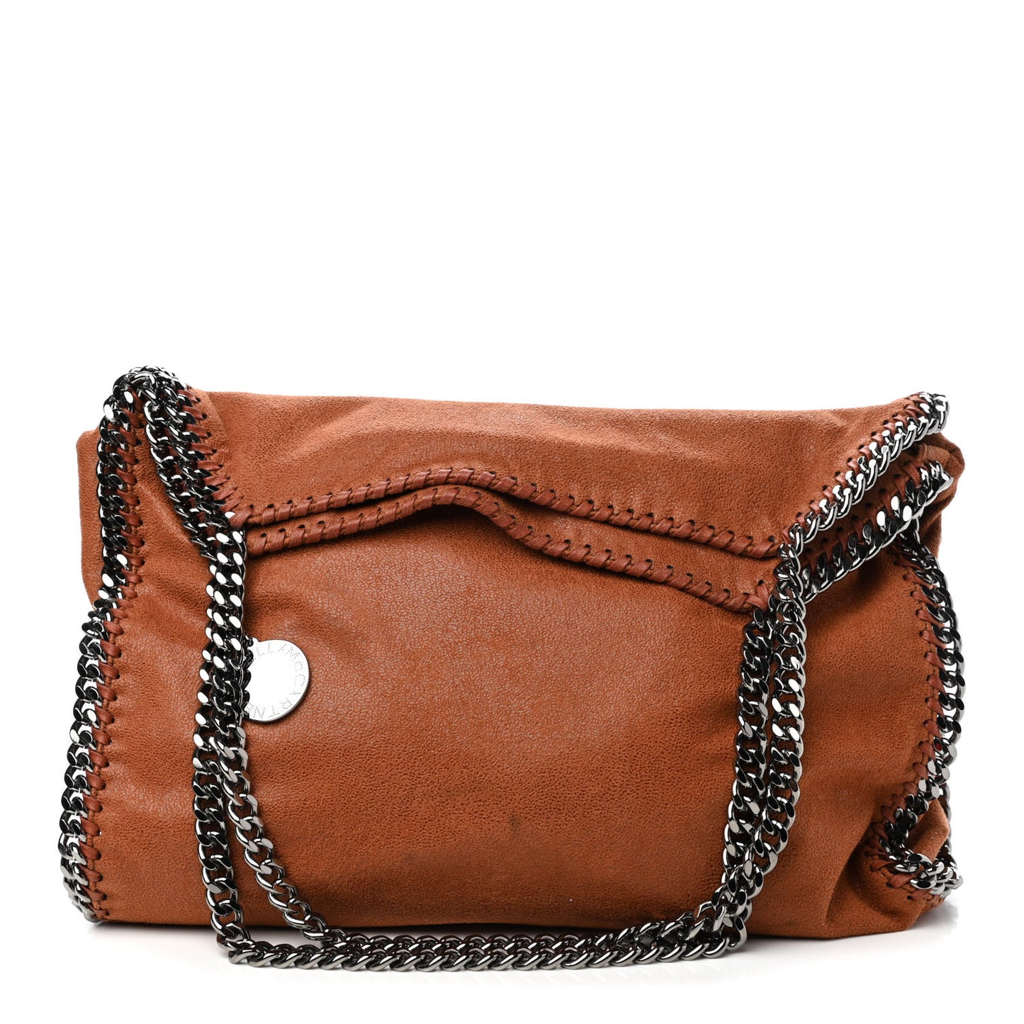 Shaggy Deer Small Falabella Tote Brandy