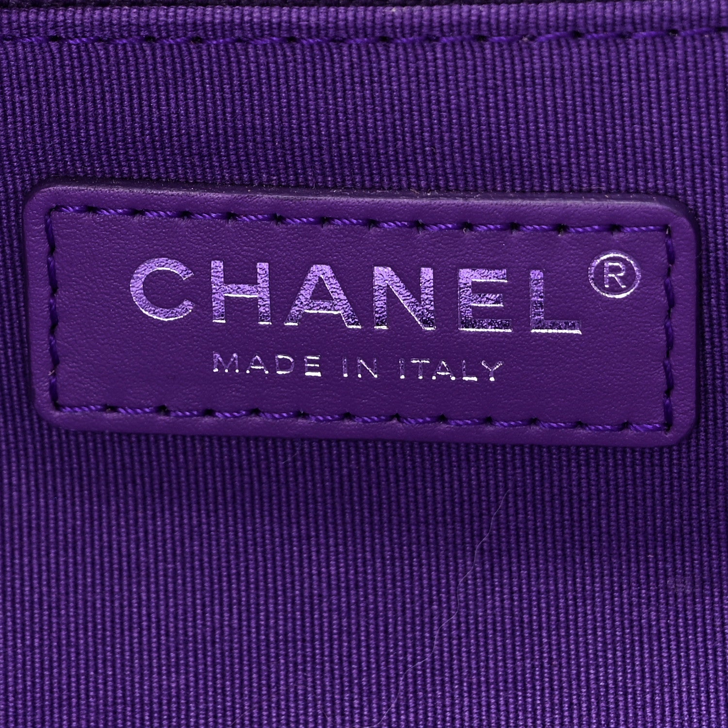 Chanel Shaded Calfskin Small Deauville Tote Purple Blue 1803213