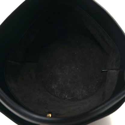 Celine Smooth Calfskin Bucket 16 Bag Black 6 of 13
