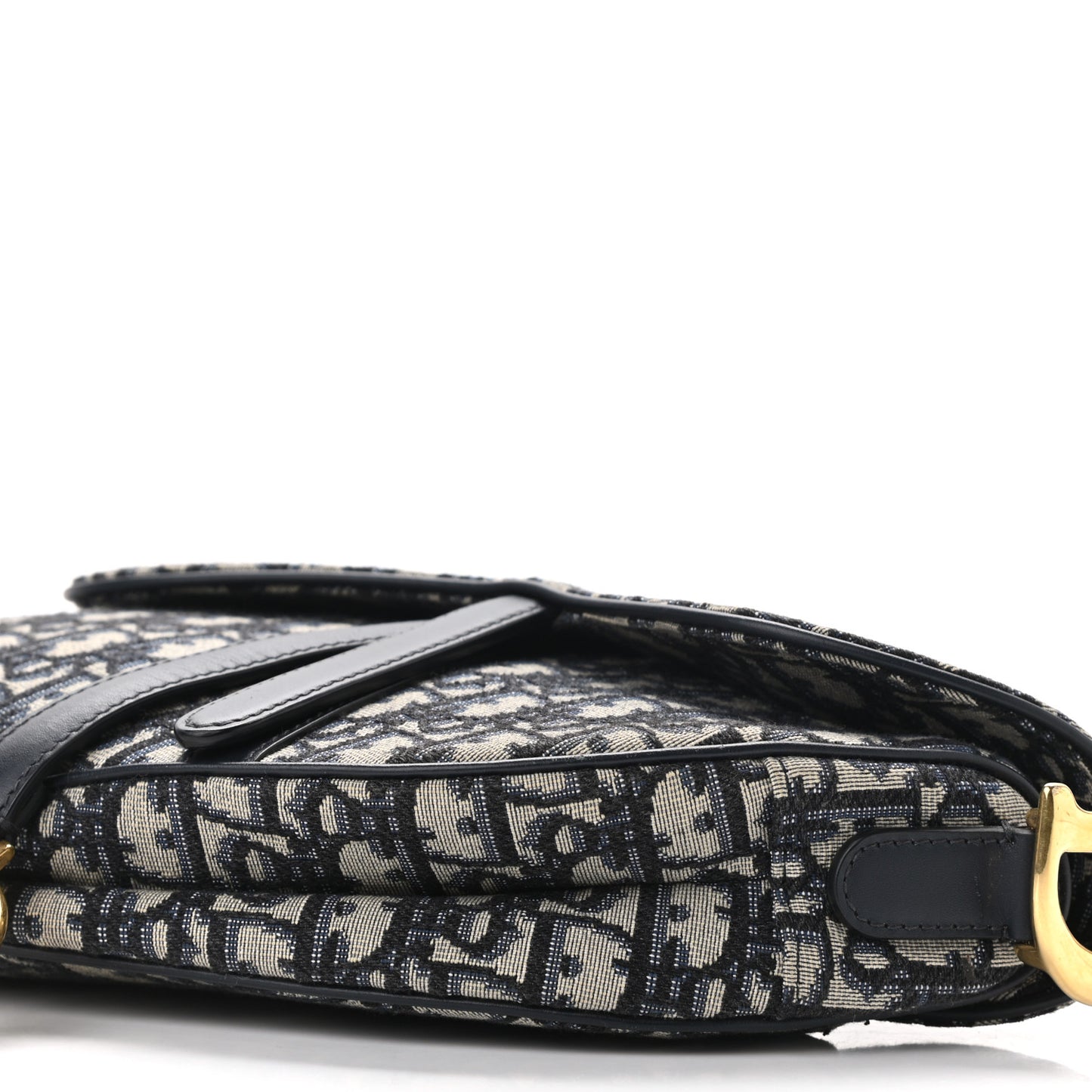 Oblique Saddle Bag Blue
