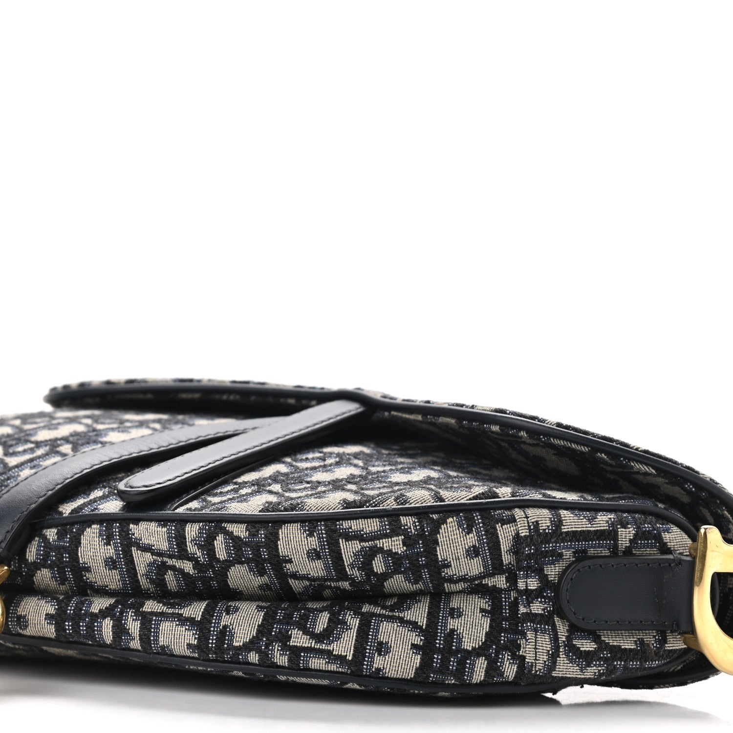 Christian Dior Oblique Saddle Bag Blue 10 of 10