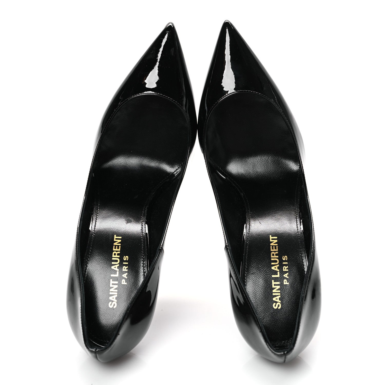 Saint Laurent Vernice Chiffon Zoe 105 Pump 38 Black 2 of 10
