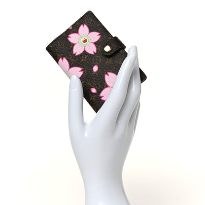 Louis Vuitton Monogram Cherry Blossom Carnet de Bal Mini Agenda Cover Brown 2 of 8