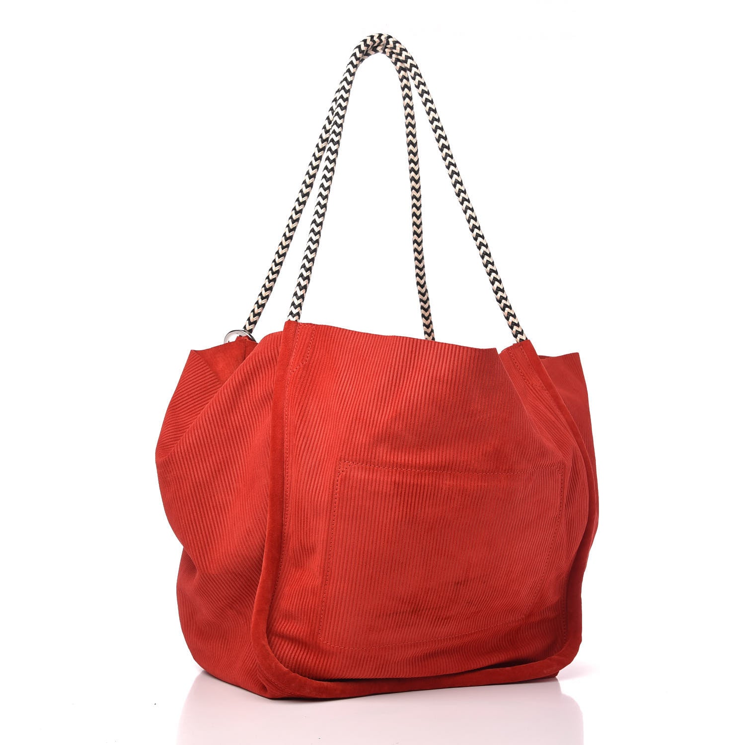 Proenza Schouler Corduroy Suede XL Tote Red 3 of 10