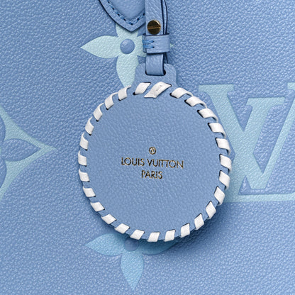 Louis Vuitton Empreinte Monogram Giant By The Pool Onthego MM Summer Blue 7 of 10