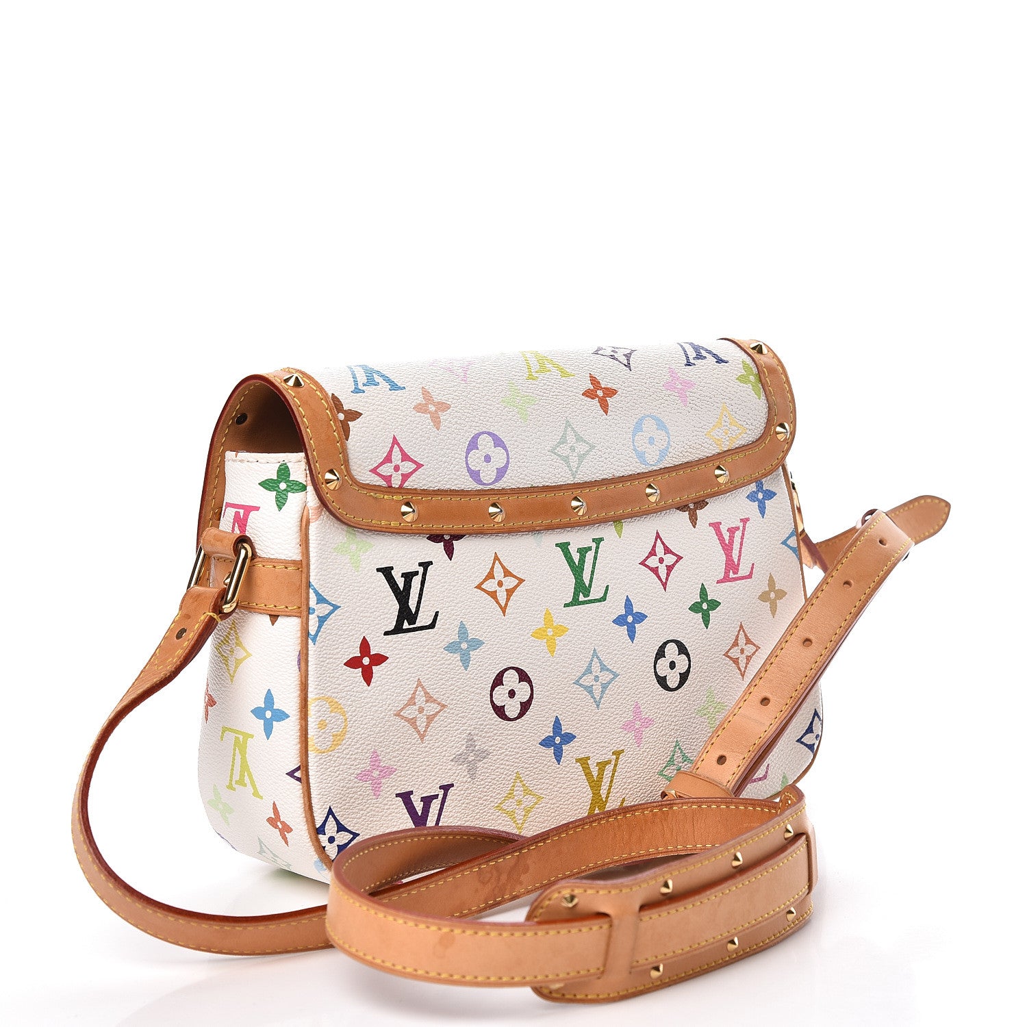 Louis Vuitton Monogram Multicolor Sologne White 3 of 17