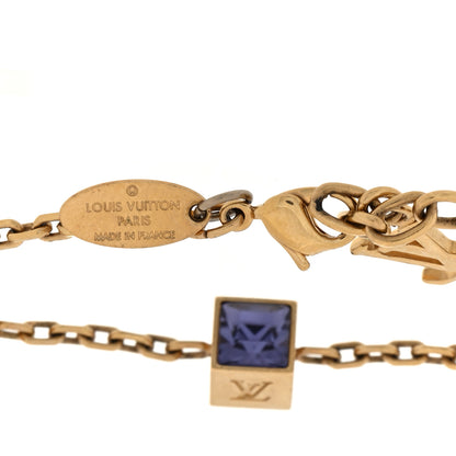Louis Vuitton Swarovski Gamble Bracelet Azur Gold 4 of 4