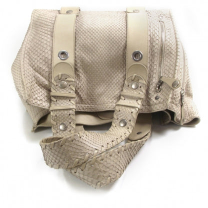 Chloe Python Silverado Tote Ivory 6 of 10