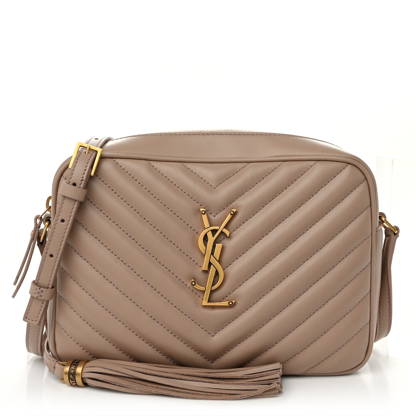 Calfskin Matelasse Monogram Lou Camera Bag Rosy Sand