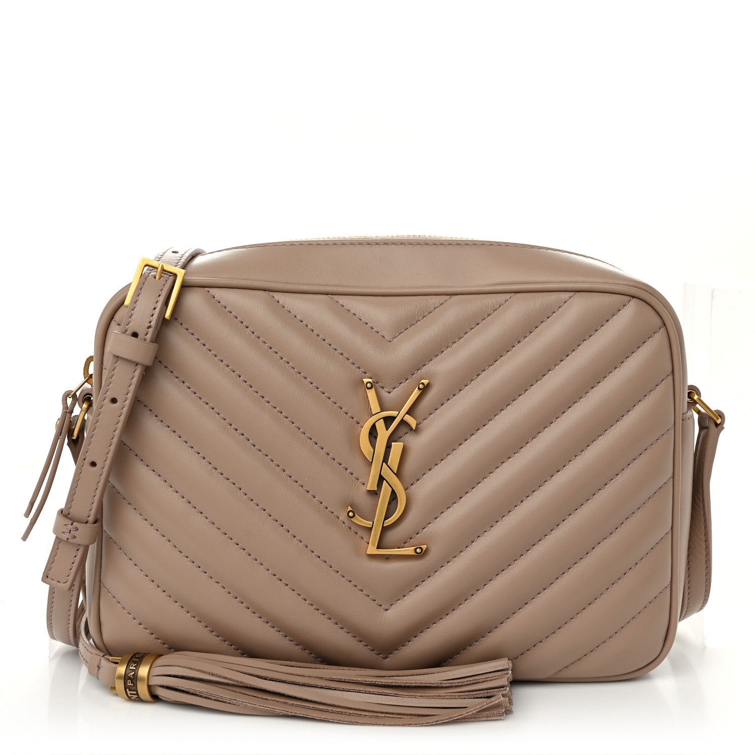 Saint Laurent Calfskin Matelasse Monogram Lou Camera Bag Rosy Sand 1 of 11