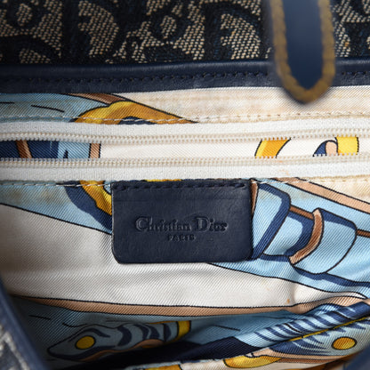 Christian Dior Monogram Saddle Bag Blue 9 of 11