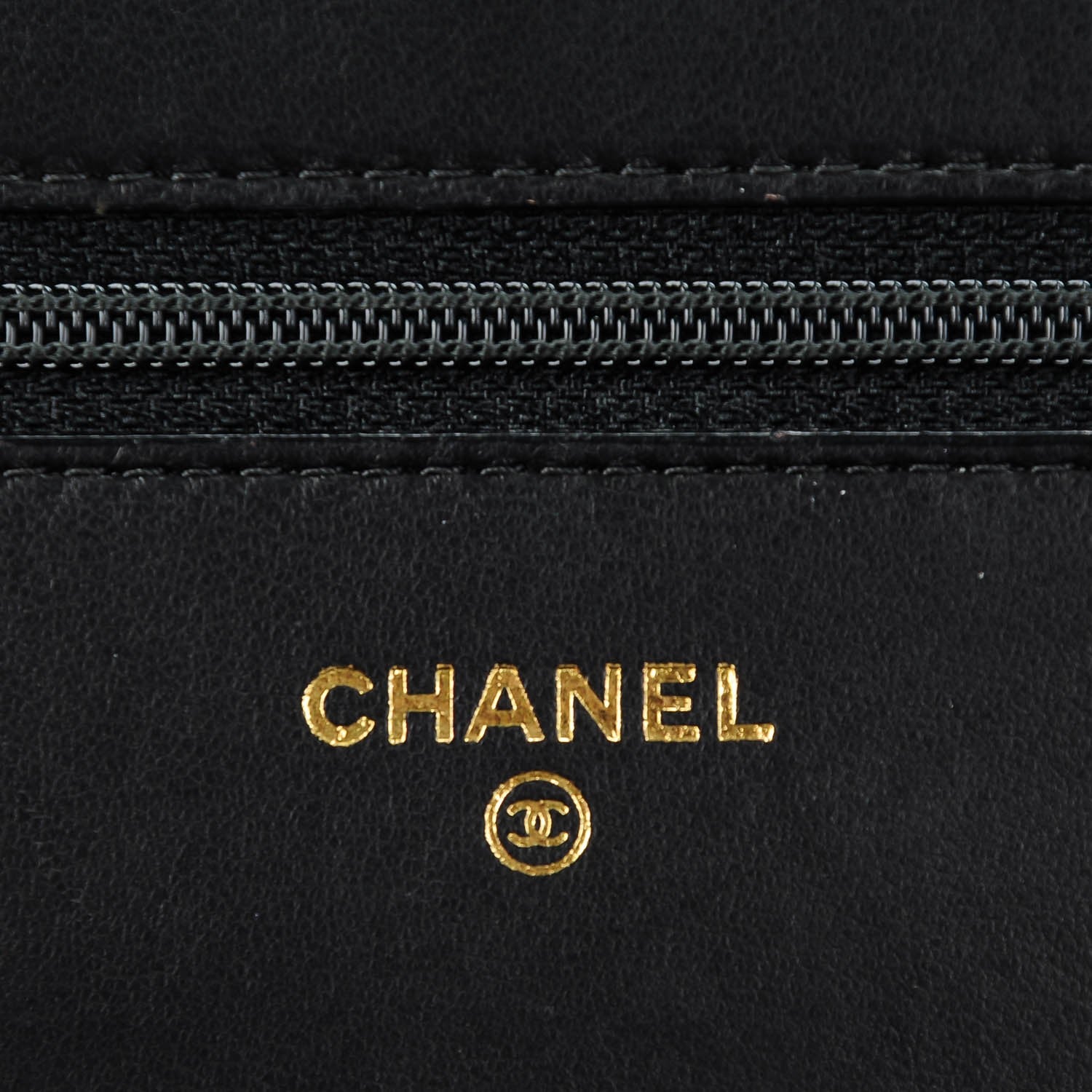 Chanel Lambskin Quilted Boy Wallet On Chain WOC Black 6 of 8