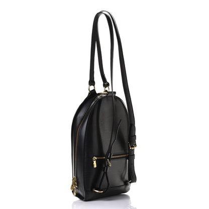 Louis Vuitton Epi Mabillon Backpack Black 2 of 5