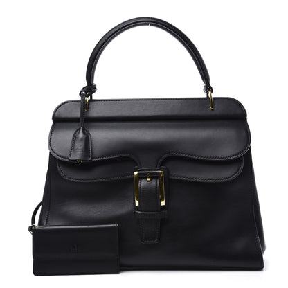 Gucci Calfskin Buckle Top Handle Bag Black 1 of 12