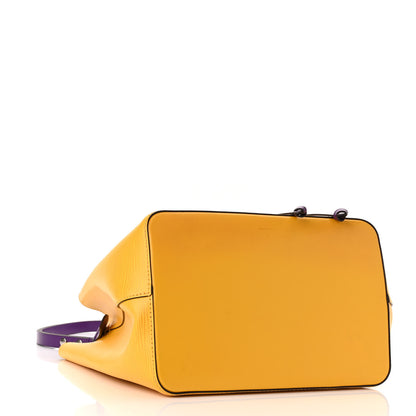 Louis Vuitton Epi NeoNoe MM Citron Violet 4 of 11