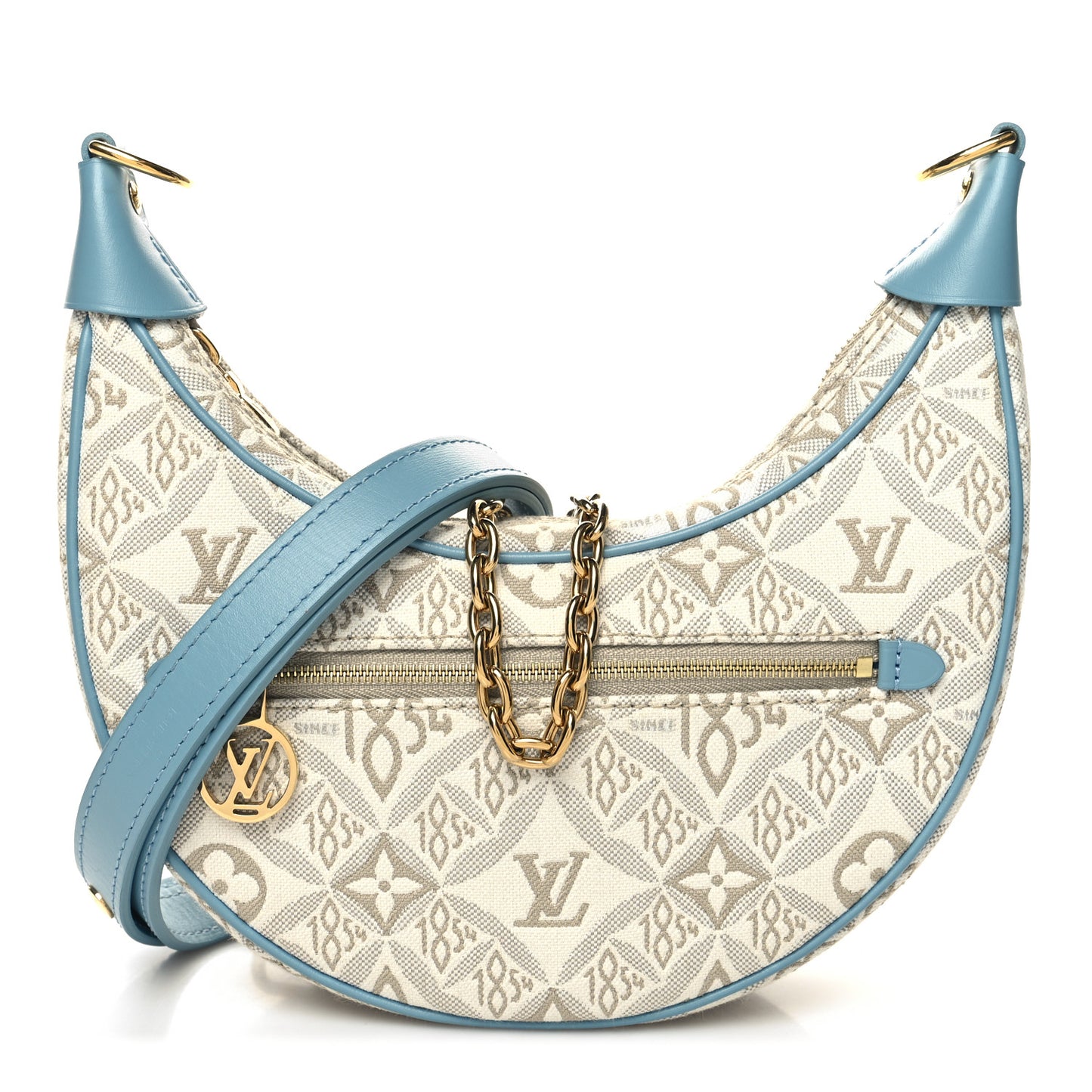 Jacquard Since 1854 Loop White Blue