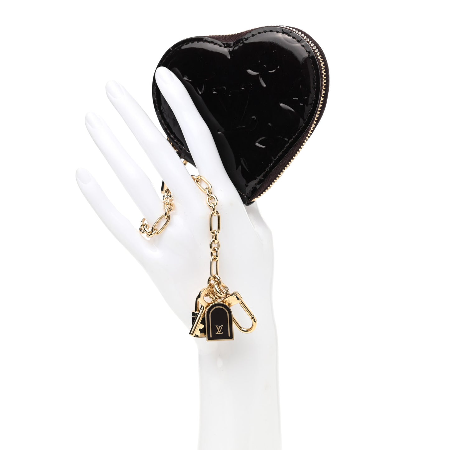Vernis Coeur Heart Coin Purse Amarante