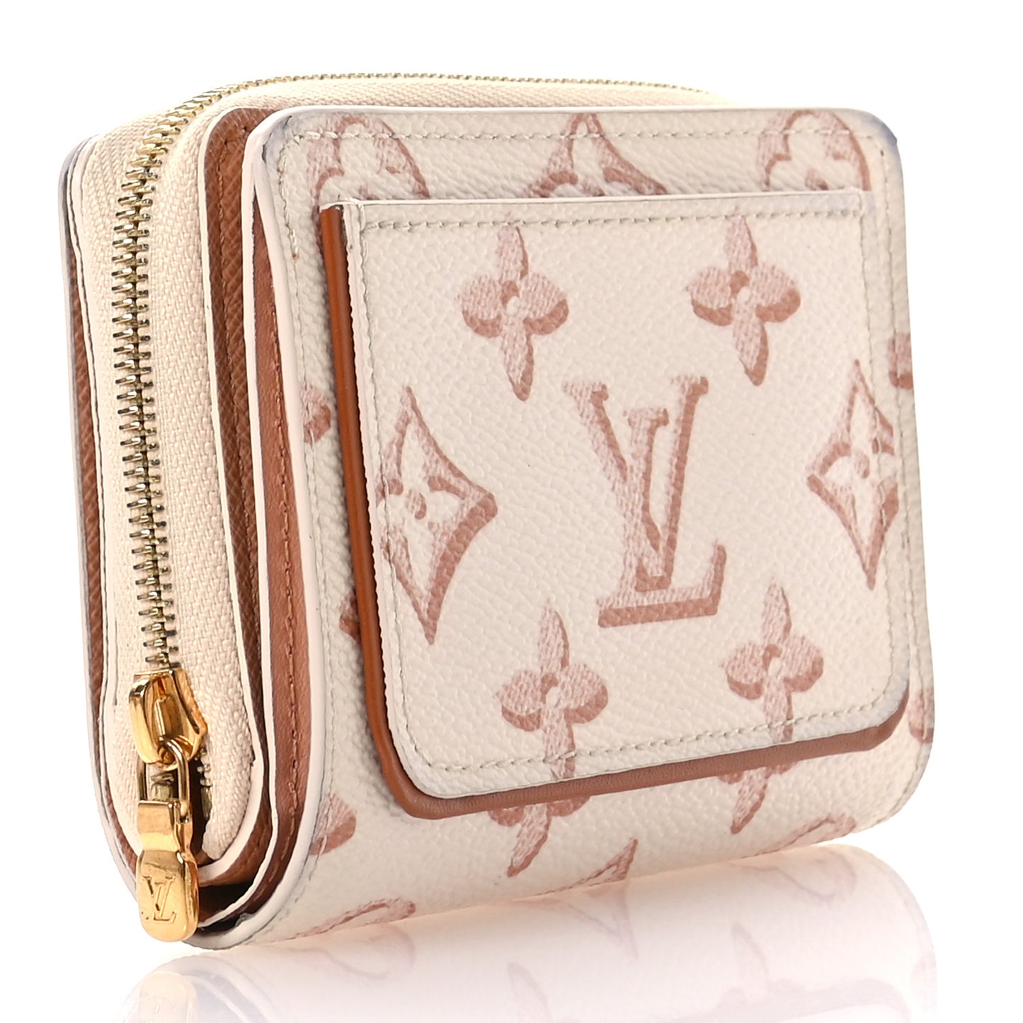 Monogram Fall for You Zippy Compact Wallet Beige Clair