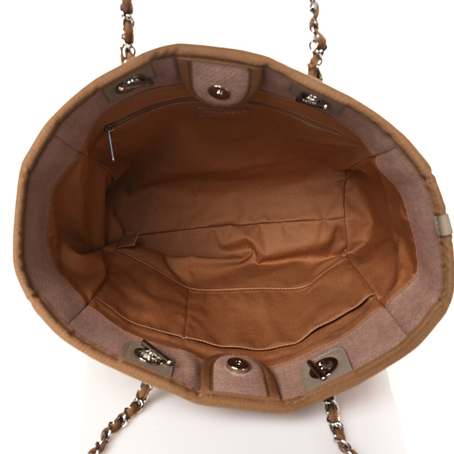 Canvas Small Deauville Tote Ecru