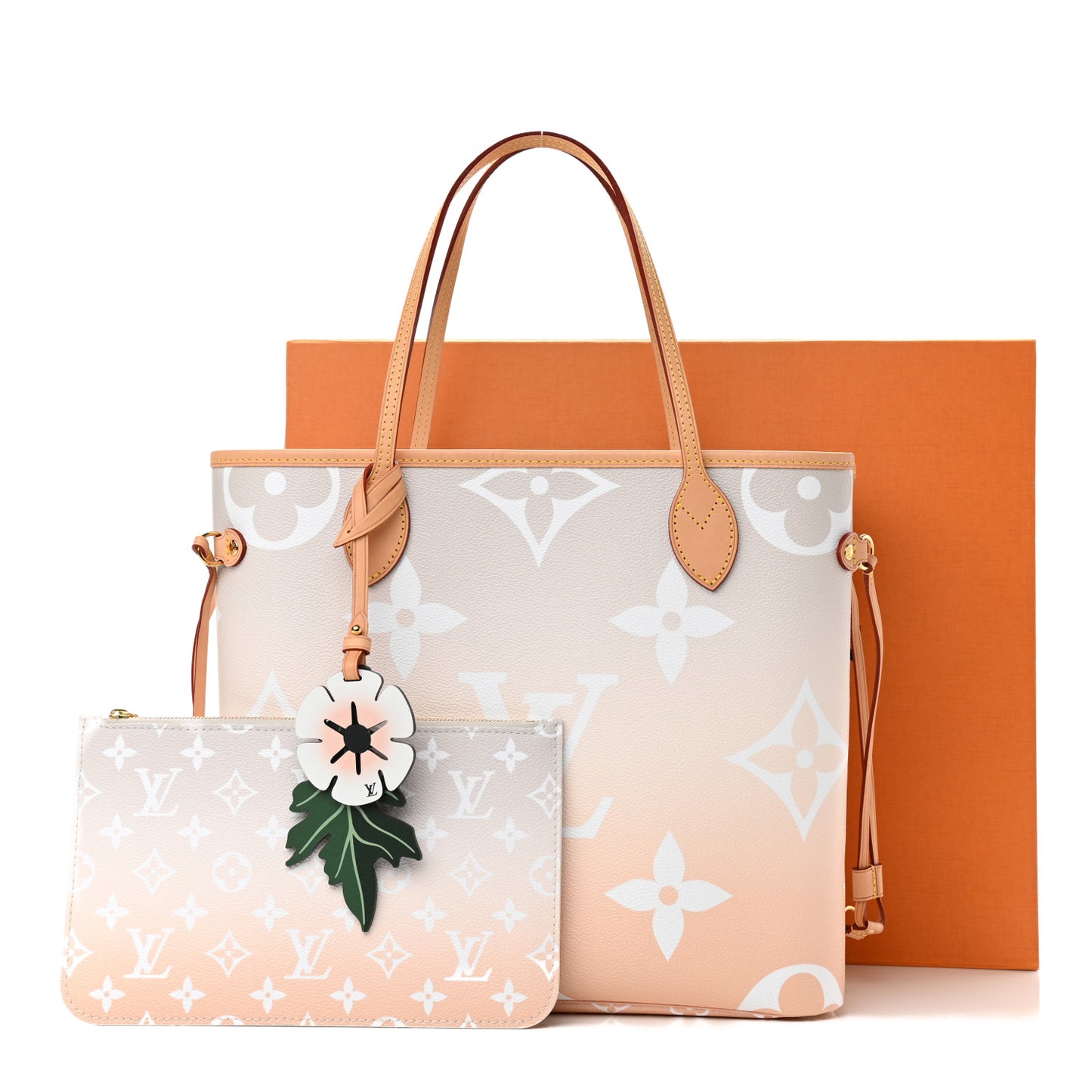 Monogram Giant By The Pool Neverfull MM Brume