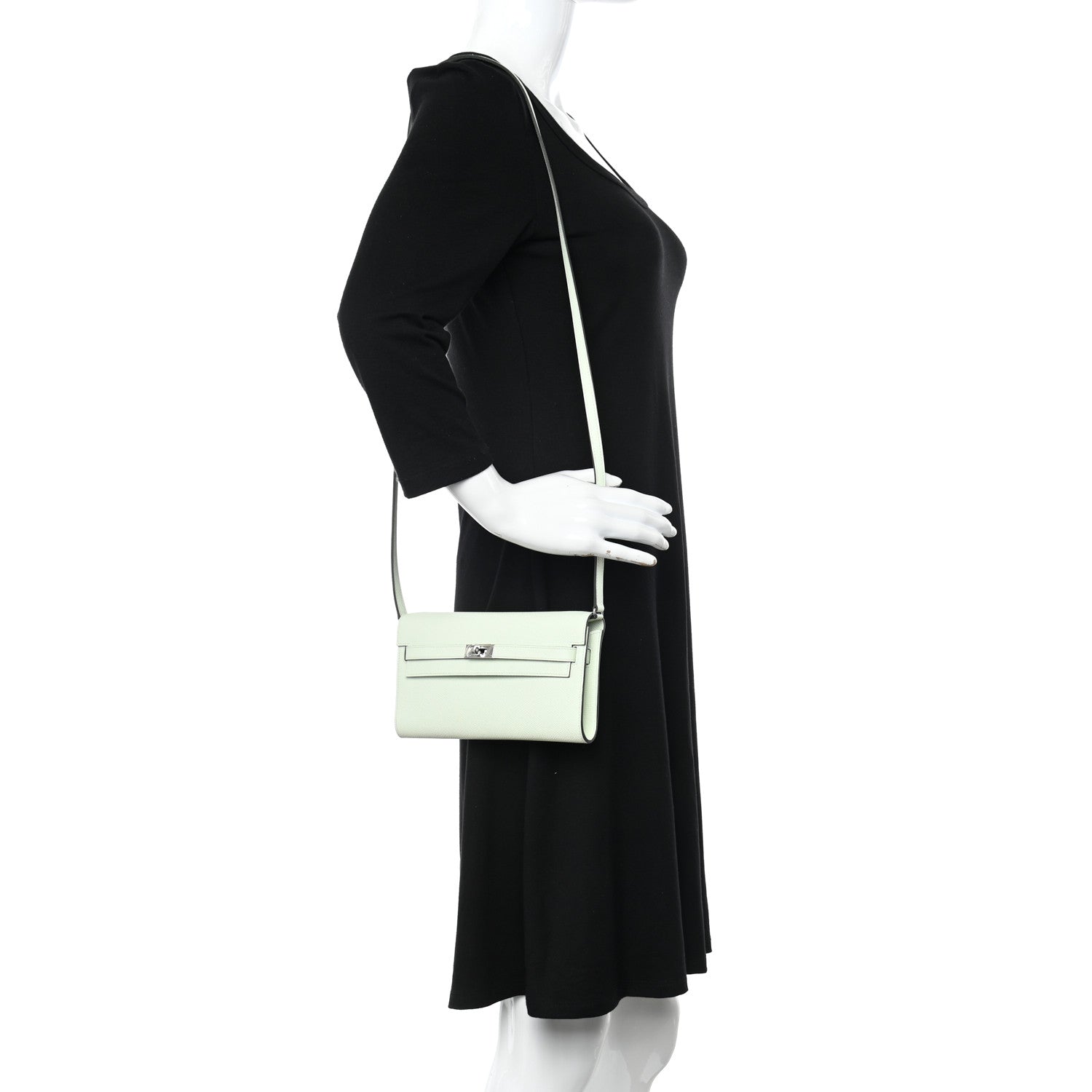 Hermes Epsom Kelly Wallet To Go Vert Fizz 2 of 9