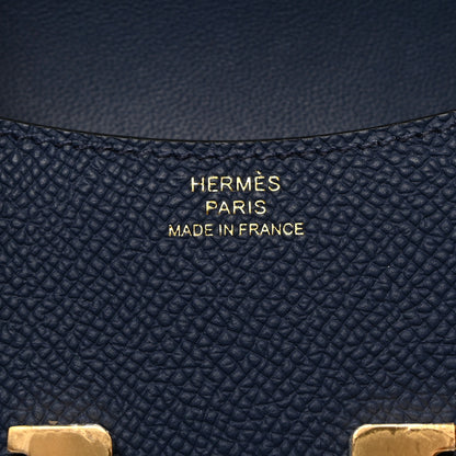 Hermes Epsom Constance Slim Wallet Bleu Navy 7 of 9