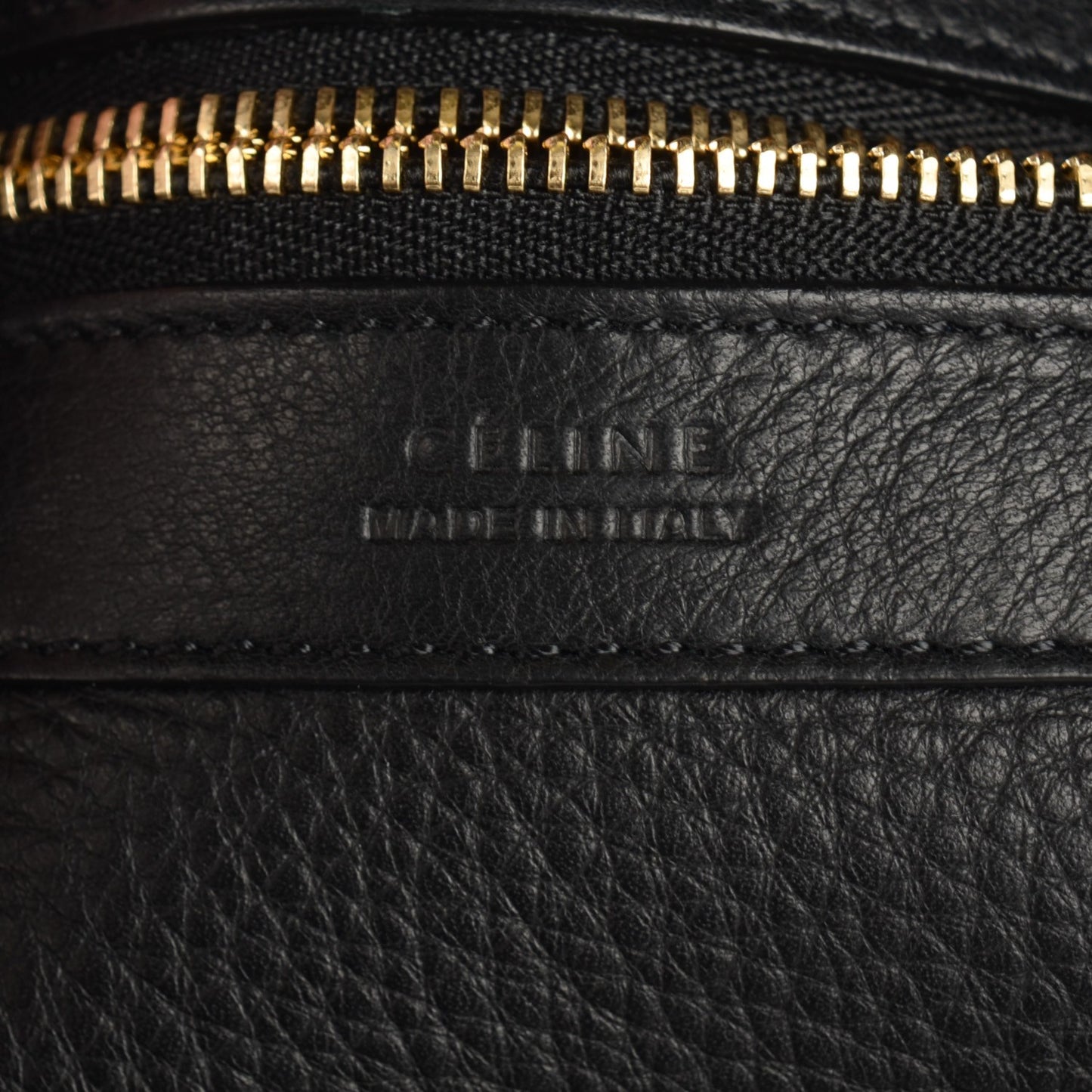 Soft Grained Calfskin Medium Cabas Phantom Black
