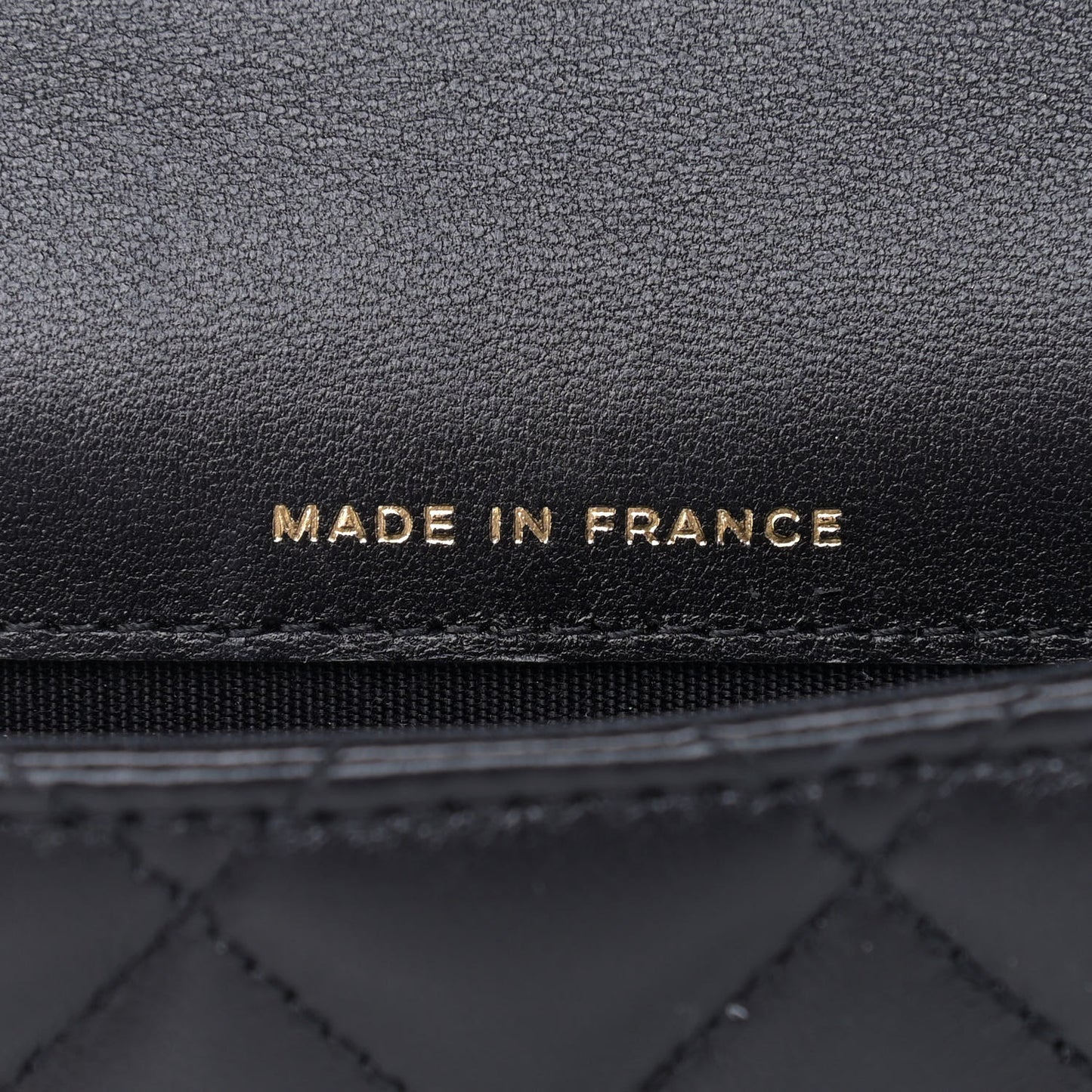 Lambskin Quilted Top Handle Flap Coin Purse With Chain Black