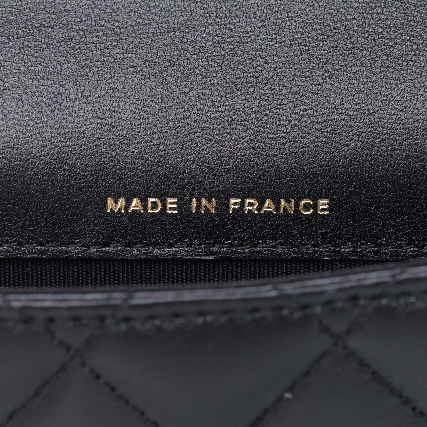 Chanel Lambskin Quilted Top Handle Flap Coin Purse With Chain Black 6 of 10
