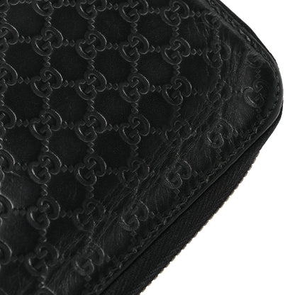 Gucci Microguccissima Zip Around Wallet Black 14 of 14