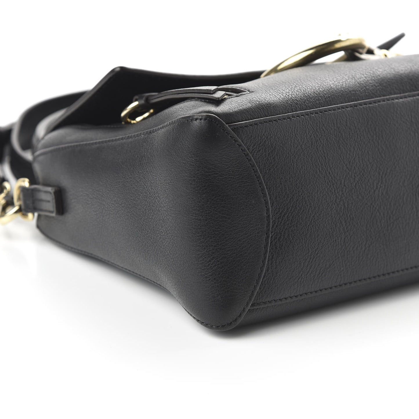Calfskin Small Faye Day Shoulder Bag Black
