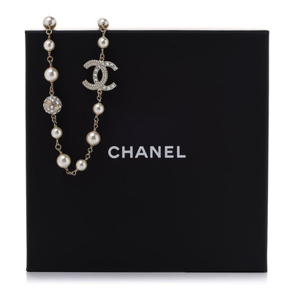 Chanel Pearl CC Short Necklace Gold 7 of 7