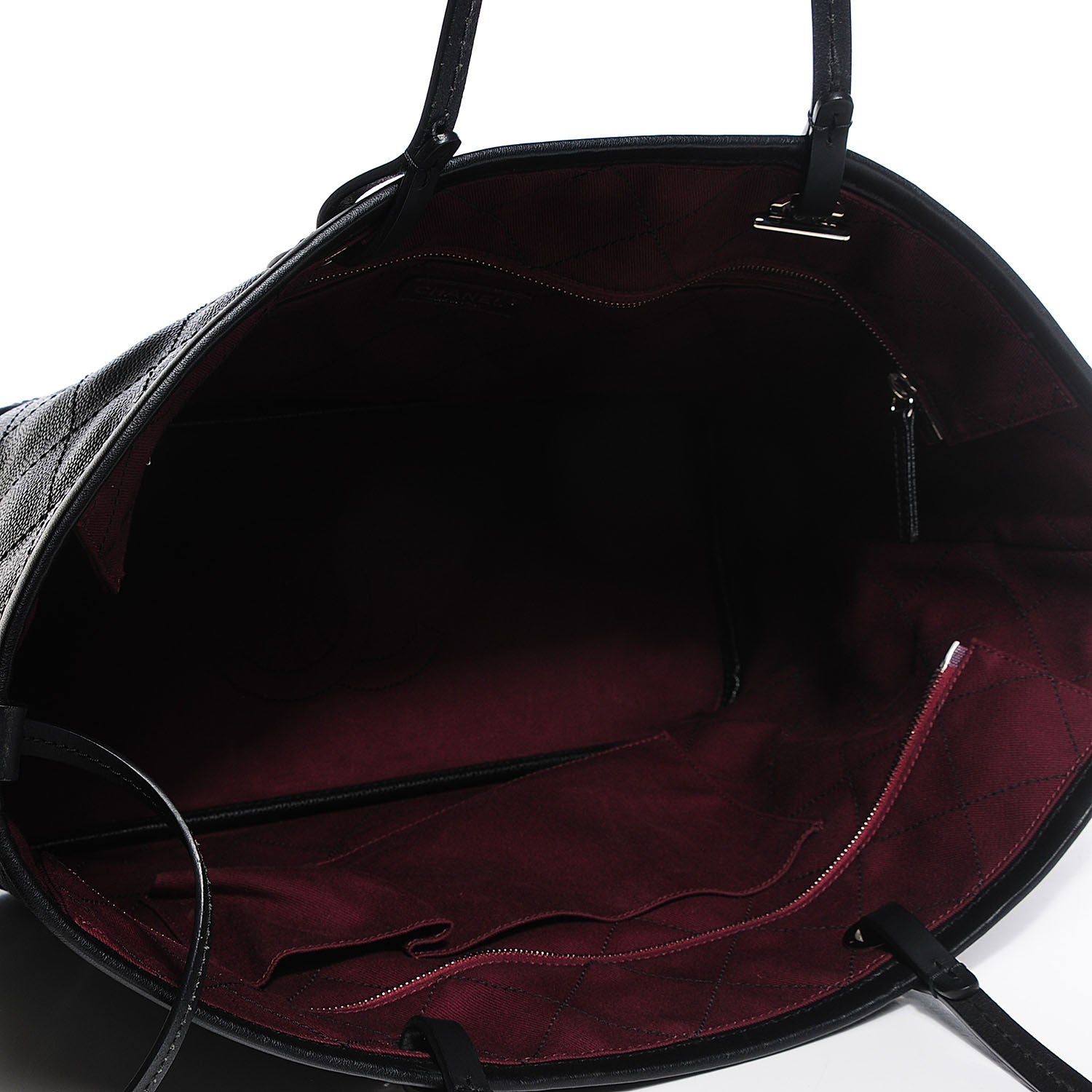 Chanel Grained Calfskin Shopping Fever Large Tote Black 5 of 7