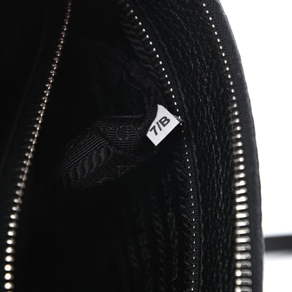 Prada Vitello Daino Crossbody Bag Black 9 of 10