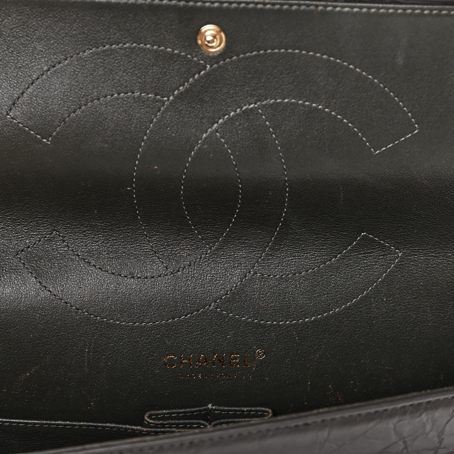 Chanel Aged Calfskin Chevron Quilted 2.55 Reissue 227 Flap Grey 16 of 21
