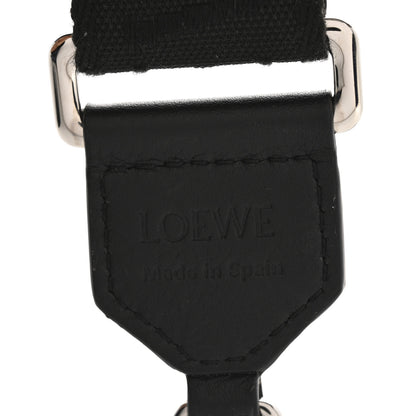 Loewe Calfskin Jacquard Webbing Anagram Strap Black 3 of 7