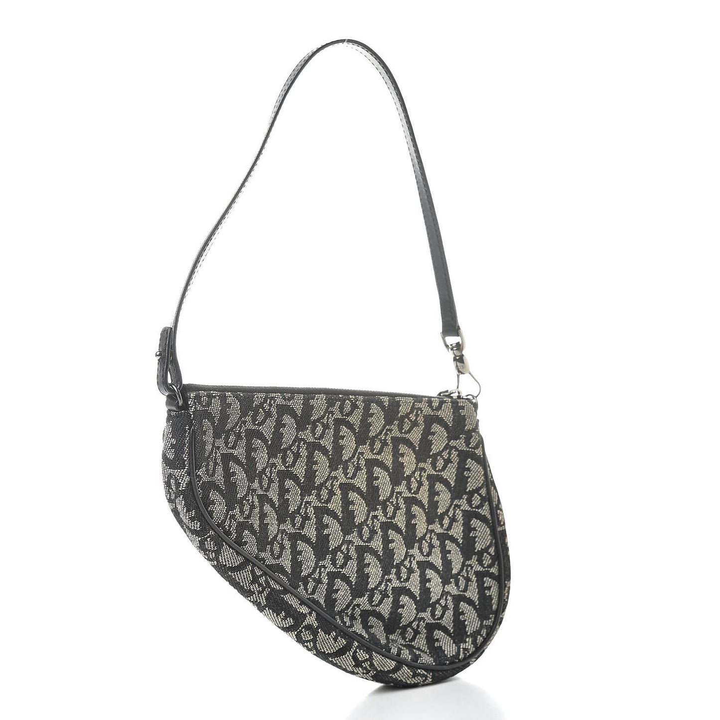 Monogram Mini Saddle Pochette Black