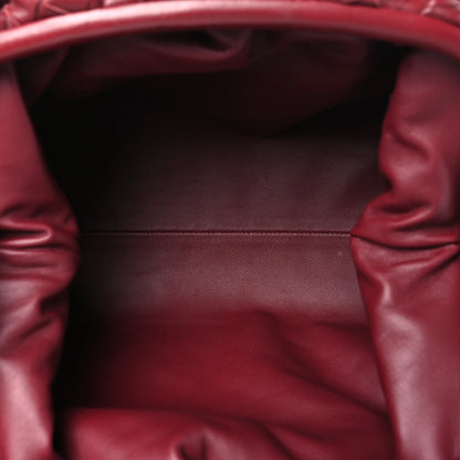 Bottega Veneta Nappa Maxi Intrecciato The Pouch Oversized Clutch Bordeaux 5 of 8
