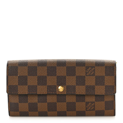 Louis Vuitton Damier Ebene Sarah Wallet 1 of 12