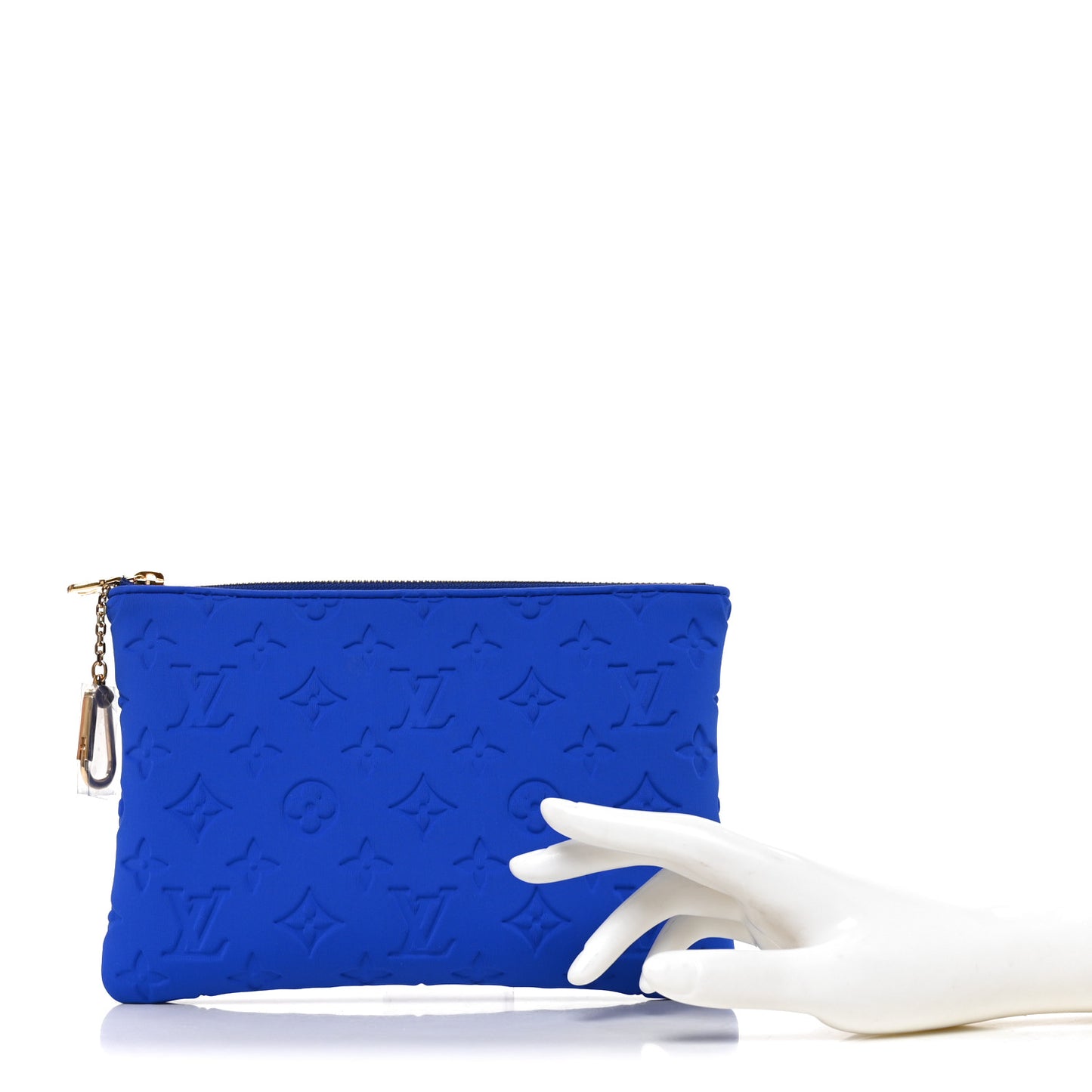 Monogram Neoprene Key Pouch M  Neon Wave