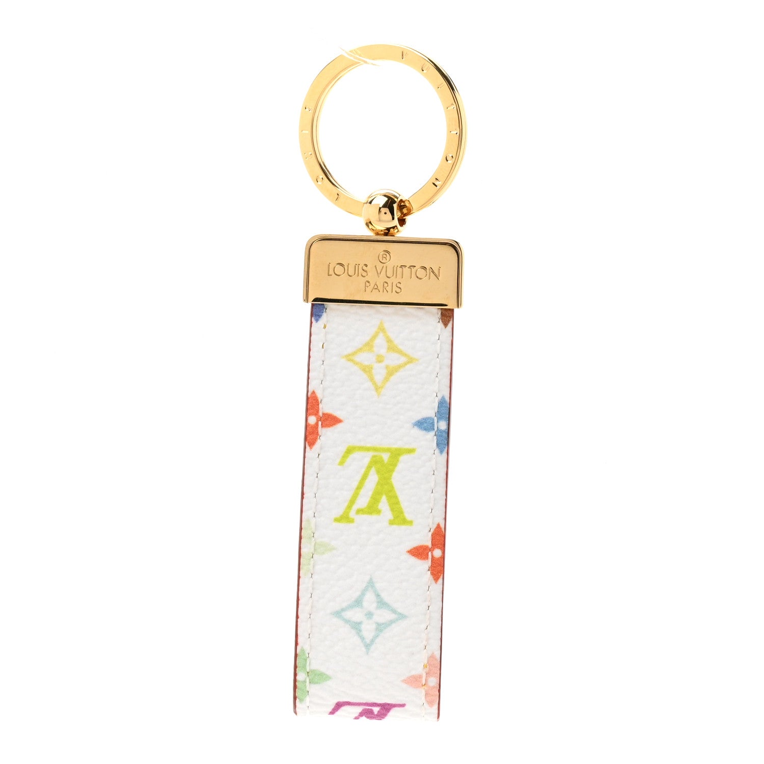 Louis Vuitton LV X TM Monogram Multicolor Dragonne Key Holder 3 of 4