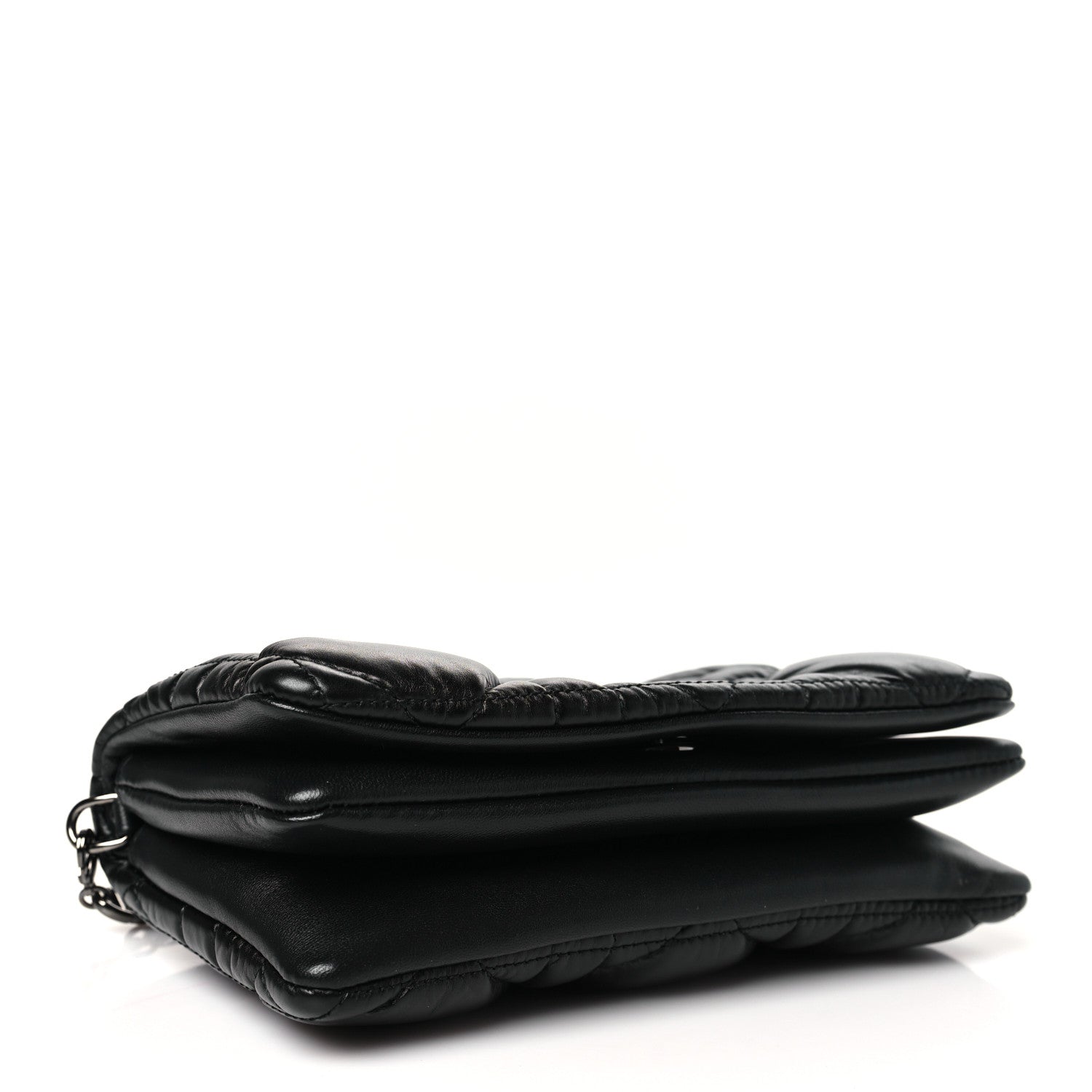 Christian Dior Calfskin Macrocannage Mini Caro Bag Black 4 of 10