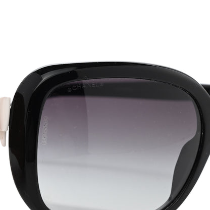 Chanel Acetate CC Bow Sunglasses 5171 Black White 5 of 8