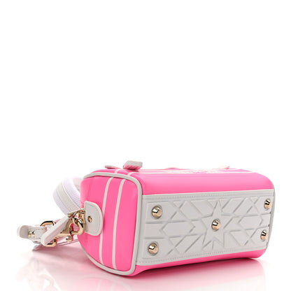 Christian Dior Calfskin Micro Dior Vibe Zip Bowling Bag Pink Multicolor 4 of 10