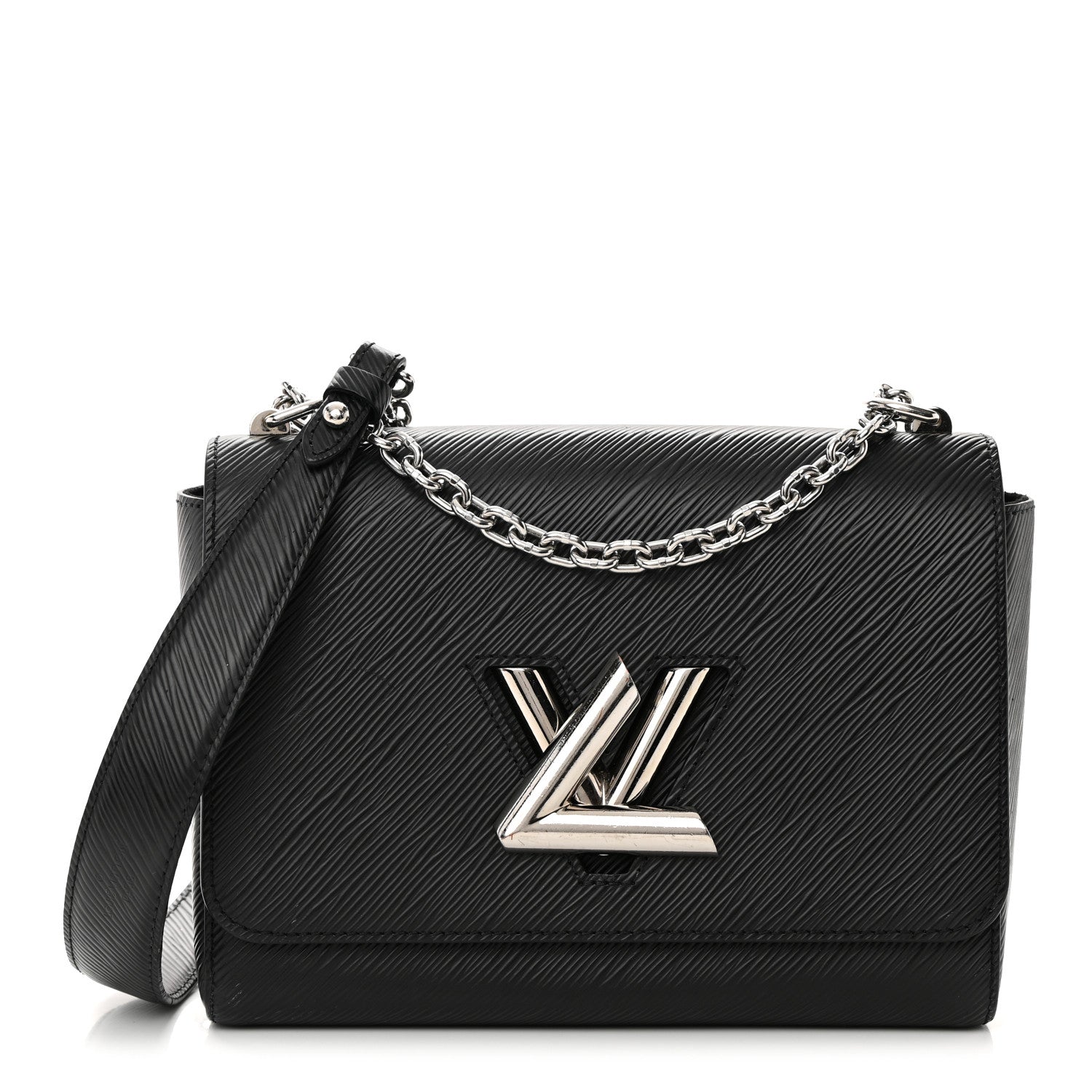 Louis Vuitton LOUIS VUITTON Epi Twist Shoulder Bag MM Black 1 of 20