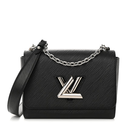 Louis Vuitton LOUIS VUITTON Epi Twist Shoulder Bag MM Black 1 of 20